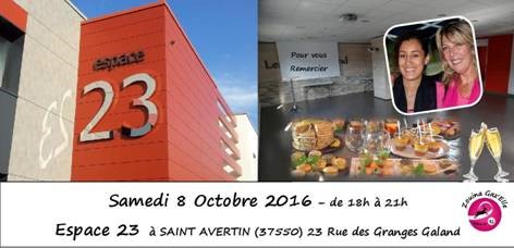 evenement invitation soiree espace 23 saint avertin